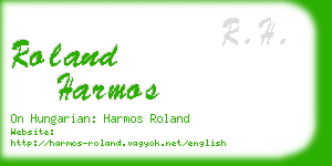 roland harmos business card